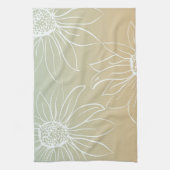 White Daisies Theedoek (Verticaal)