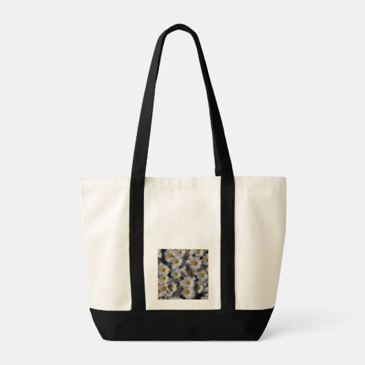 White Daisies Tote Bag (Achterkant)