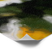 White Daisies Waterverf Poster (Hoek)