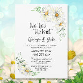 White Daisies Wedding Reception Kaart
