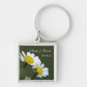 White Daisies Wedding Sleutelhanger