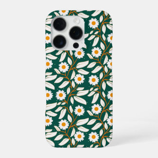 White daisies with bright yellow centers iPhone 16 pro hoesje