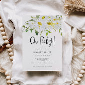 White Daisy | Baby shower zomerbloeding Kaart