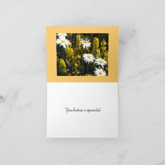 White Daisy Bedankt (Binnen)