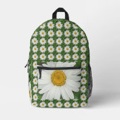 White Daisy Bedrukte Rugzak (Voorkant)