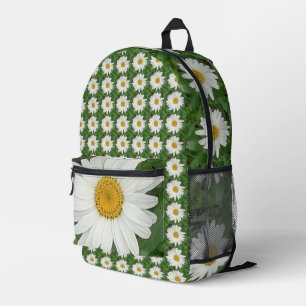 White Daisy Bedrukte Rugzak