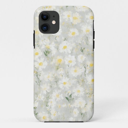 White Daisy Blossom Mobile Hoesje (Achterkant)
