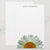 White Daisy Briefpapier (Voorkant / Achterkant)
