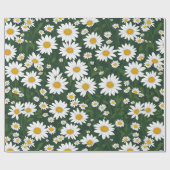 White Daisy Cadeaupapier (Vlak)