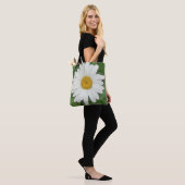 White Daisy Canvas tas (Op model)