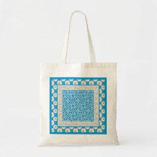 White Daisy Chains Budget Canvas tas: Mix'n'Match Tote Bag