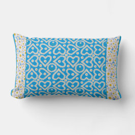 White Daisy Chains Lumbar Pillow: Mix'n match Kussen