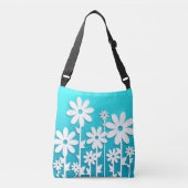 White Daisy Crossbody Tas (Voorkant)