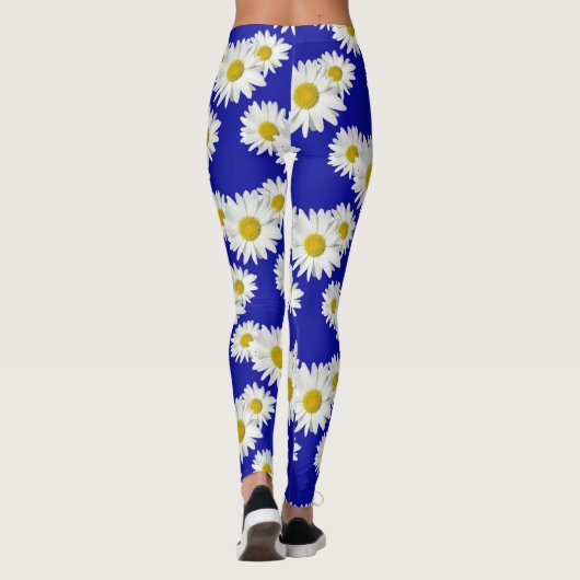 White Daisy Crush Leggings (Achterkant)