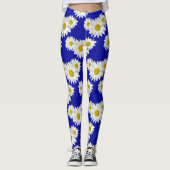 White Daisy Crush Leggings (Voorkant)