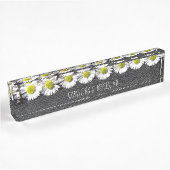White Daisy Custom Naambordje