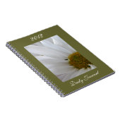 White Daisy-Daily Journal-Customize Year Notitieboek (Rechterzijde)