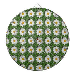White Daisy Dartbord