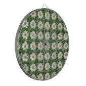 White Daisy Dartbord (Voorkant Links)
