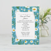 White Daisy Design voor Vow Vernieuwing Kaart (Staand voorkant)