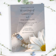 White Daisy Elegance Wedding