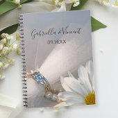 White Daisy Elegance Wedding Notitieboek