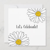 White Daisy en White Daisy Pattern Kaart (Voorkant)