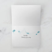 White Daisy Field denking of you Kaart (Binnen)