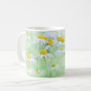 White Daisy Field Elegance Koffiemok