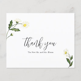 White Daisy Floral Budget Weddenschap Hartelijk da