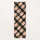 White Daisy Flower Abstract Pattern - Aangepast Yogamat (Voorkant)