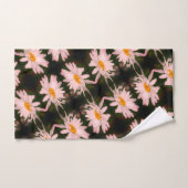 White Daisy Flower Abstract Pattern Bad Handdoek (Handdoek)