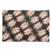 White Daisy Flower Abstract Pattern Kussensloop (Achterkant)