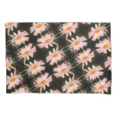White Daisy Flower Abstract Pattern Kussensloop (Voorkant)
