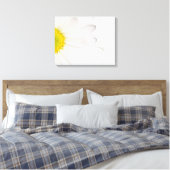 White Daisy Flower Background Gepersonaliseerd Dai Canvas Afdruk (Insitu (Slaapkamer))