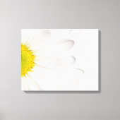 White Daisy Flower Background Gepersonaliseerd Dai Canvas Afdruk (Voorkant)