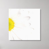 White Daisy Flower Background Gepersonaliseerd Dai Canvas Afdruk (Voorkant)