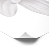 White Daisy Flower Background Gepersonaliseerd Dai Foto Afdruk (Hoek)