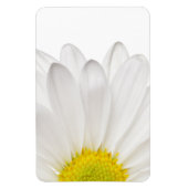 White Daisy Flower Background Gepersonaliseerd Dai Magneet (Verticaal)