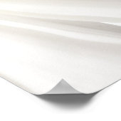 White Daisy Flower Background Gepersonaliseerd Dai Poster (Hoek)