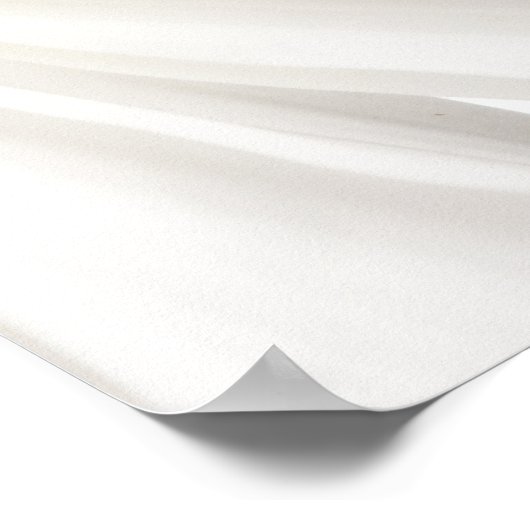 White Daisy Flower Background Gepersonaliseerd Dai Poster (Hoek)