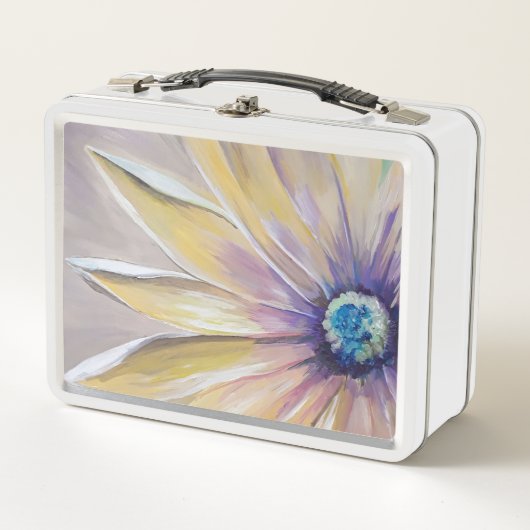 White Daisy & flower Fine Art Lunchbox van JPDenye (Voorkant)