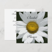 White Daisy Flower Garden Party Vrijgezellenfeest Kaart (Voorkant / Achterkant)