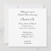 White Daisy Flower Garden Party Vrijgezellenfeest Kaart (Achterkant)