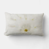 White Daisy Flower Kussen (Voorkant)