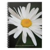 White Daisy Flower Notitieboek (Voorkant)