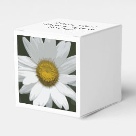 White Daisy Flower Wedding Bedankdoosjes