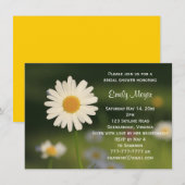 White Daisy Flower Wedding Vrijgezellenfeest Kaart (Voorkant / Achterkant)