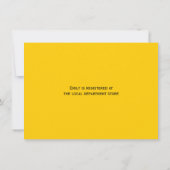 White Daisy Flower Wedding Vrijgezellenfeest Kaart (Achterkant)