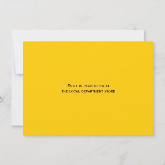 White Daisy Flower Wedding Vrijgezellenfeest Kaart (Achterkant)